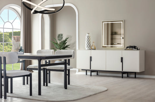 Aura Siyah Yemek Odası